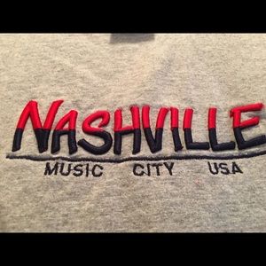Embroidered Nashville Music City USA Shirt